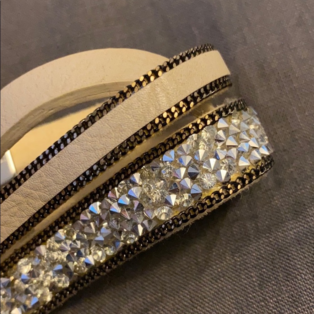 🔴 Wrap bracelet taupe